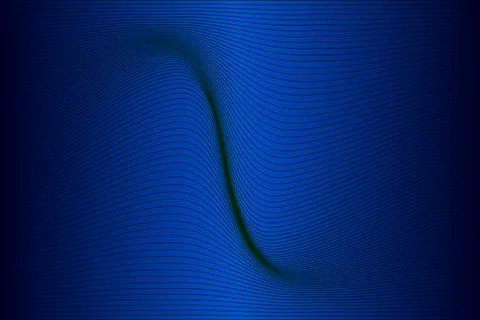 Quiet abstract wave lines background. Stock Illustration
