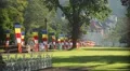 Quiet afternoon in a park in Colombo HD Footage