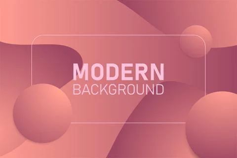Quiet and elegant 3d modern abstract background. Stock Illustration