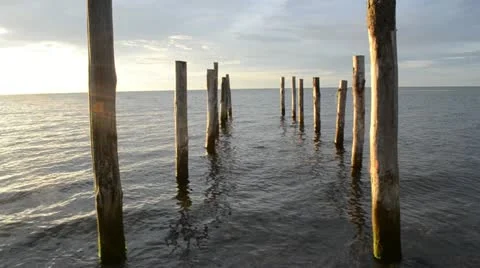 Quiet atmosphere at sea Stock Footage 10875257