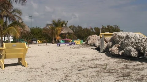 Quiet beach Stock Footage 7137325