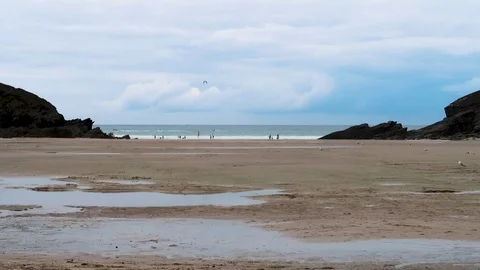 Quiet beach  Stock Footage 104482914