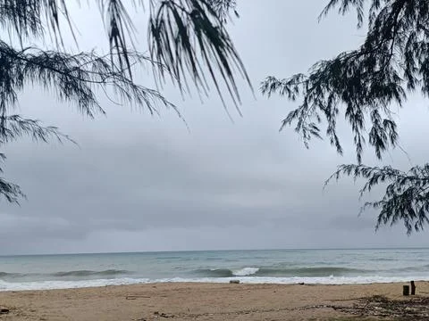 A quiet beach Stock Photos