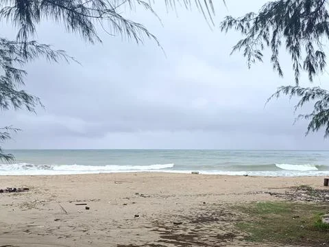 A quiet beach Stock Photos