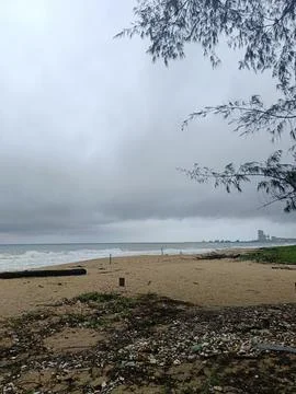 A quiet beach Stock Photos