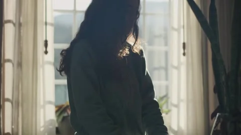 Quiet Coffee Moments With Soft Focus Motion and Morning Devotion Stock Footage 324379064