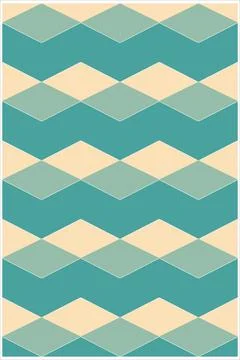 Quiet colored cube background made of triangular patterns Stockillustratie