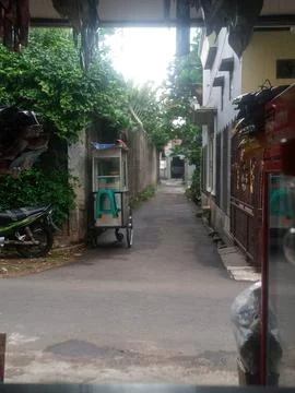 Quiet complex alleys Stock Photos