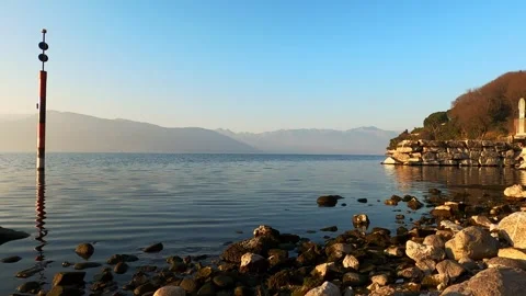 A quiet day at the lake Stock Footage 297845145