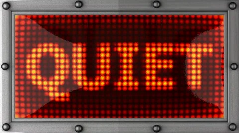 Quiet  Vídeos de archivo 3671309