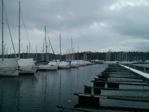 Quiet harbor Stock Photos