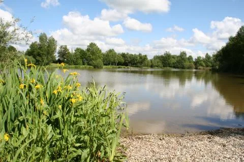 Quiet lake Stock Photos