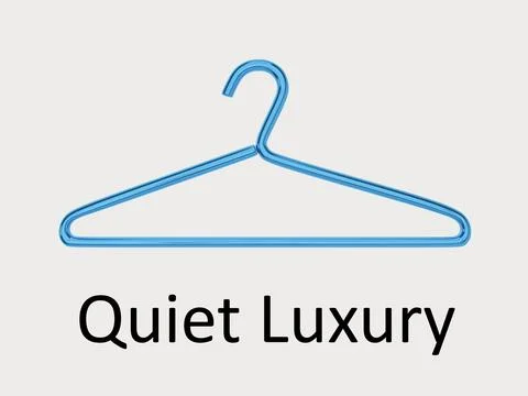 Quiet Luxury concept Ilustração Stock