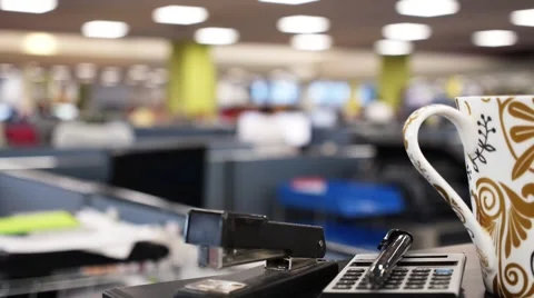 A Quiet Office Stock Footage 41582601