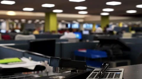 Quiet Office Stock Footage 41582707