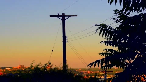 Quiet Pittsburgh Sunset Stock Footage 140280709
