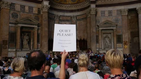 Quiet Please Stock Footage 60754600