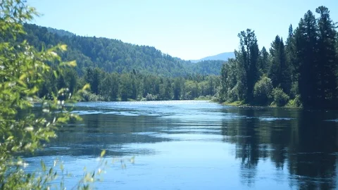 Quiet river Stock Footage 105946509