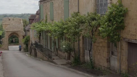 The quiet roads of Domme Stock Footage 293201765