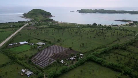 Quiet Rural Regions That Include Sandy Beaches And Thriving Fields 스톡 동영상 329281399