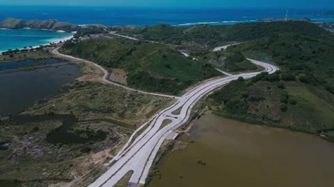 Quiet Rural Regions That Include Sandy Beaches And Thriving Fields 스톡 동영상 329709002