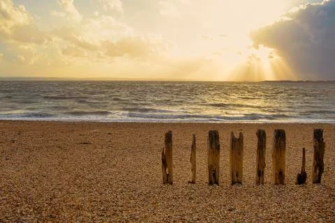 Quiet seaside Stock Photos