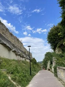 Quiet side pathway Stock Photos