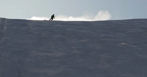Quiet Slopes Stock Footage 129438870