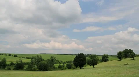 Quiet spring meadow Stock Footage 20976648