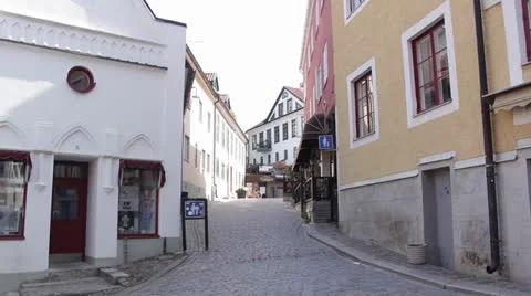 Quiet street Video stock 27100254