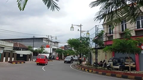 The quiet street on the weekend Stock Footage 150214876