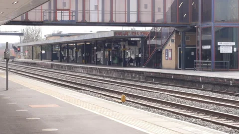 A Quiet Train Station Stock-Footage 150399676