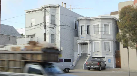 Quiet urban scene Stock Footage 36959326