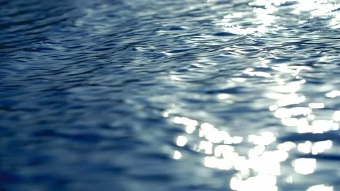 Quiet water waves close-up Stock-Footage 234246730