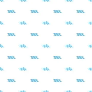 Quiet waves icon, simple style Stock Illustration