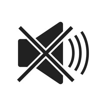 Quiet zone icon in flat style. Silent banner vector illustration on isolate.. Иллюстрация