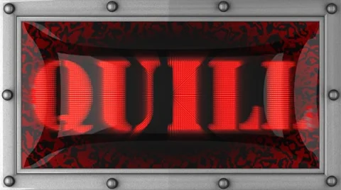 Quill on led Vídeos de archivo 8739549