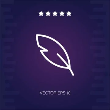 Quill vector icon Stock Illustration