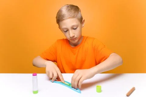 Quilling technique. Making decorations or greeting card Stock Photos