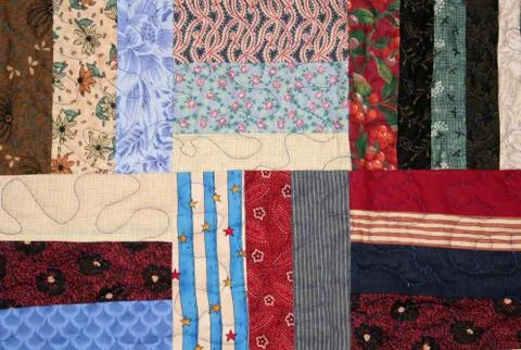 Quilt pattern 2 Stock Photos