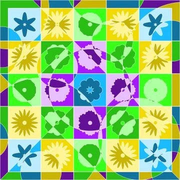 Quilt spring Stock Illustration