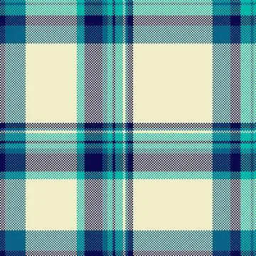 Quilted pattern fabric seamless, asymmetric texture tartan check. Hobby bac.. Stock Illustration