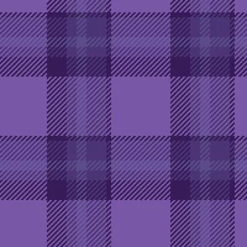 Quilted seamless vector pattern, detailed fabric plaid check. Crossed tarta.. Stock Illustration