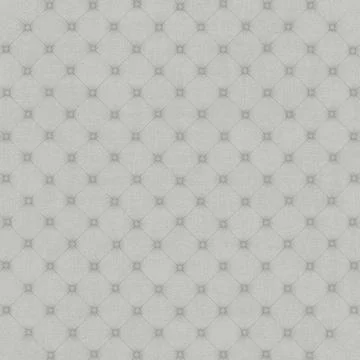 Quilted soft white fabric panel with a geometric pattern. 3d rendering. Stock Illustration