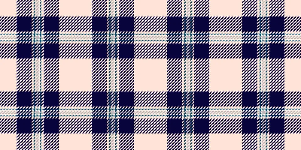 Quilted textile pattern check, girly background fabric tartan. Trim vector .. Illustrazione stock