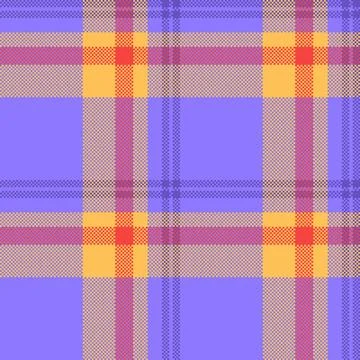 Quilted texture pattern background, coloured vector seamless tartan. Fashio.. 库存插图