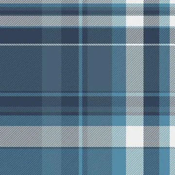 Quilted vector fabric seamless, long background tartan check. Pretty textil.. Stock Illustration