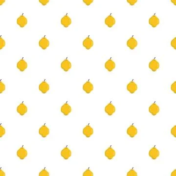 Quince pattern seamless Stock Illustration
