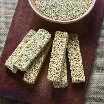 Quinoa Cereal Bars Stock Photos