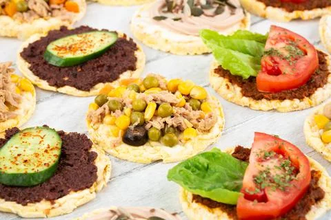 Quinoa crackers Stock Photos